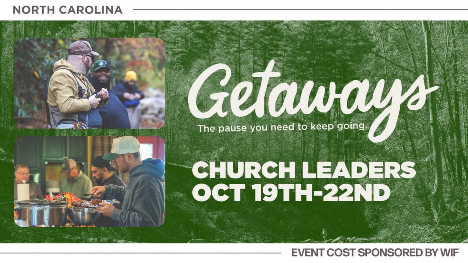 Oct 19-22 Getaway 2026 graphic -NC