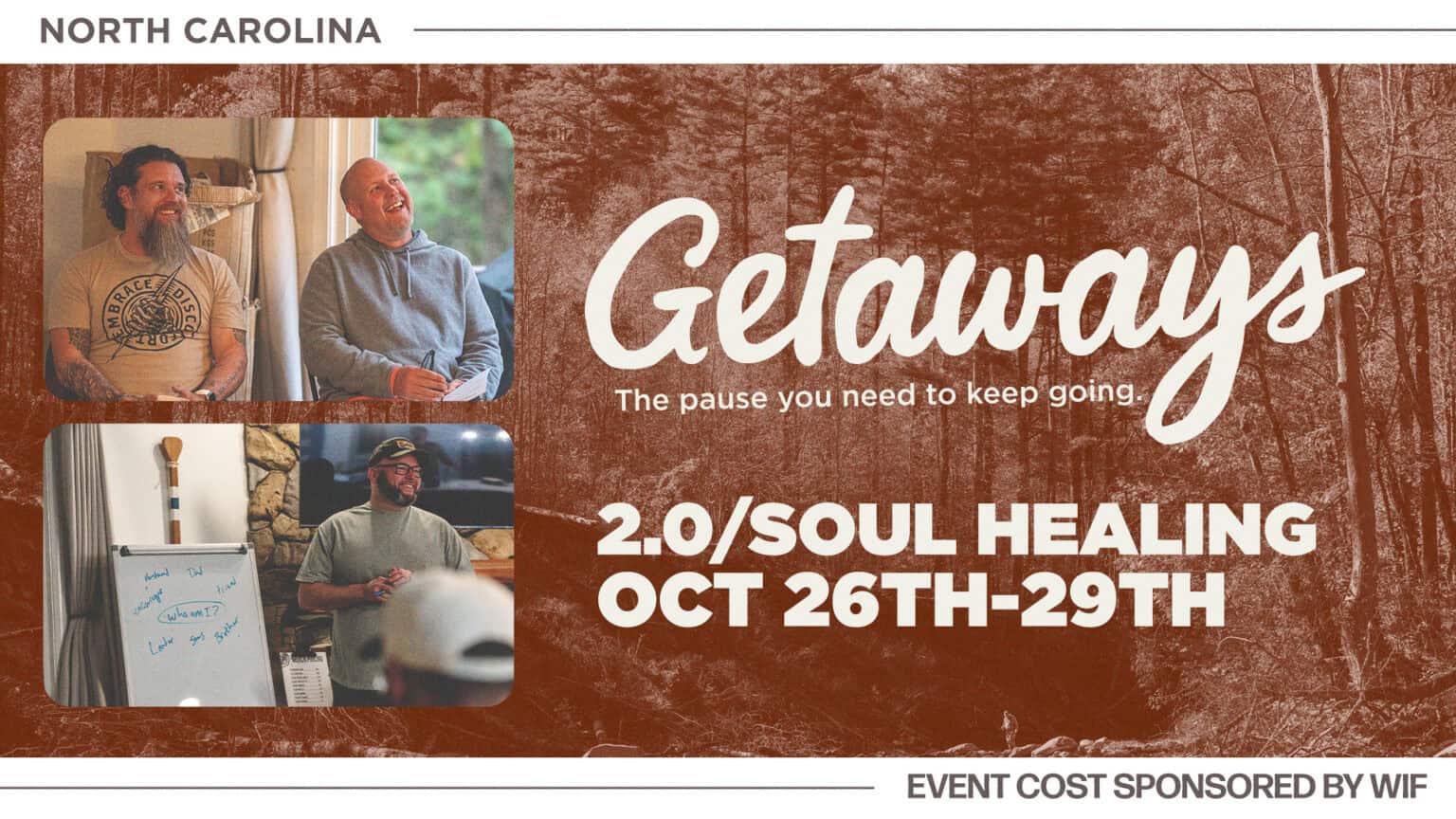 Oct 26-29 Getaway 2026 graphic -NC